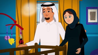 مشهد تمثيلي عن بر الوالدين